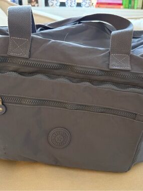 Kipling Slate Gray Nylon Duffel Bag